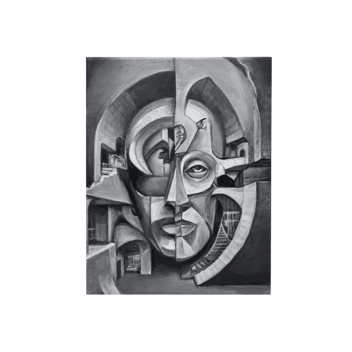 Mechanism of Thought — Acrylic on canvas, Surrealism collection by Shane Bouchard