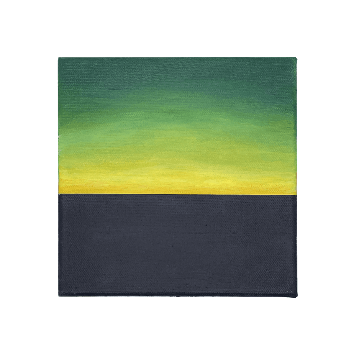 Horizons — Dark Green Gold — Acrylic on canvas, Horizons collection by Shane Bouchard