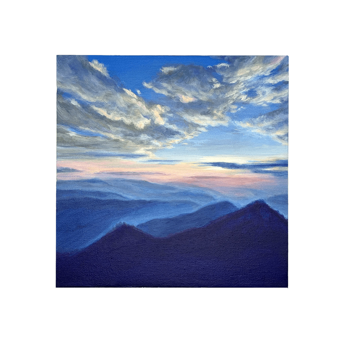 Mountain Top — Acrylic on canvas, Surrealism collection by Shane Bouchard