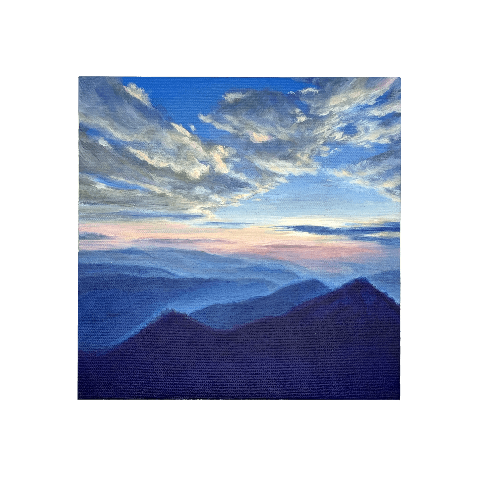 Mountain Top — Acrylic on canvas, Surrealism collection by Shane Bouchard