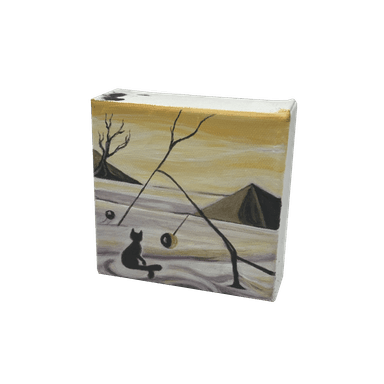 Contemplative Cat — detail view 2 of 2