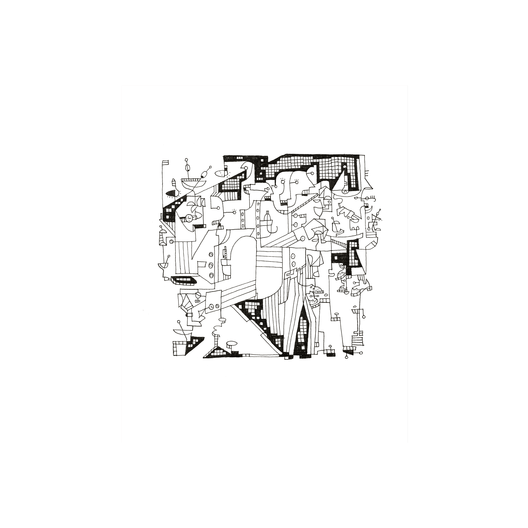 Cubist Contour print 4