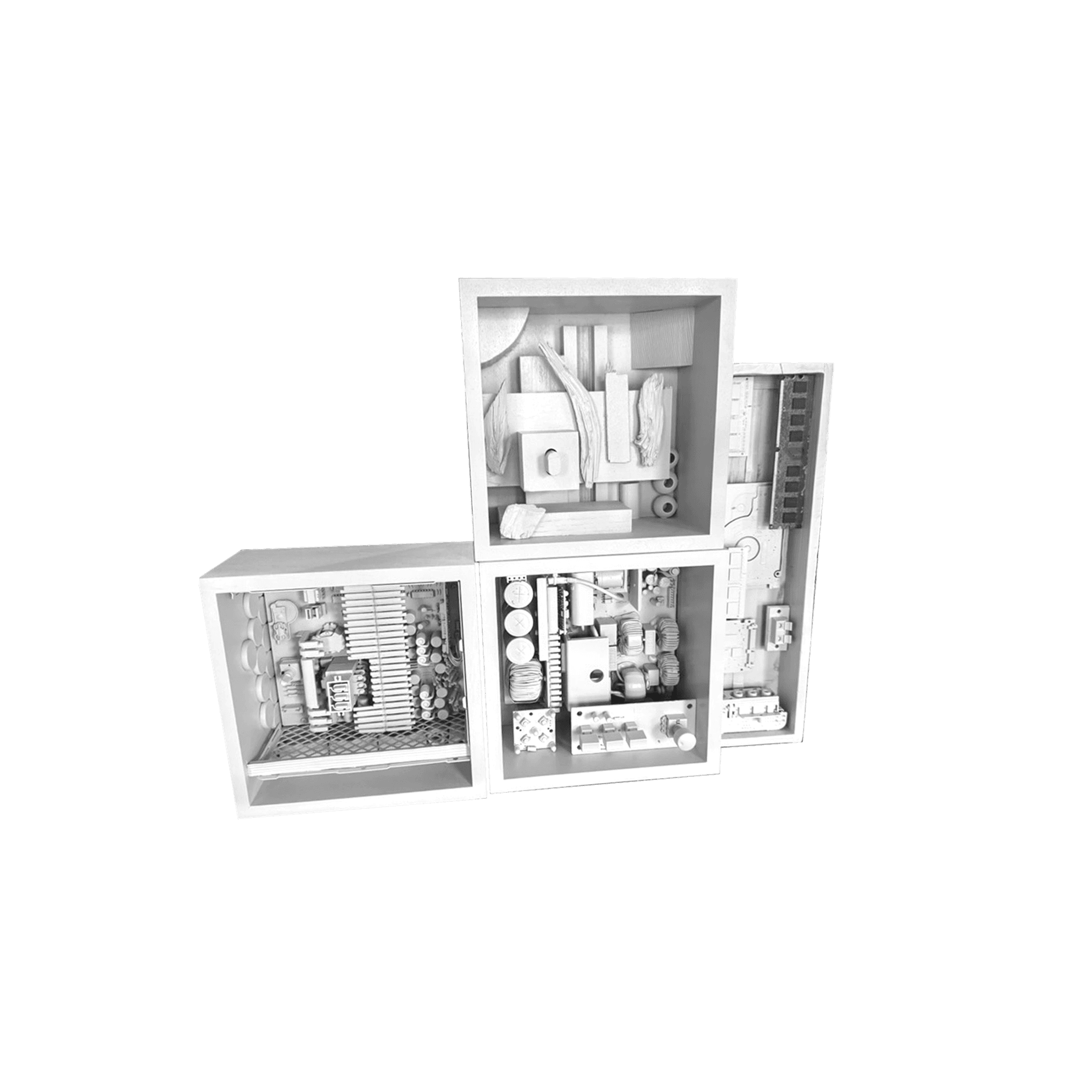 Motherboard - Cluster — Found object sculpture, Motherboards collection by Shane Bouchard