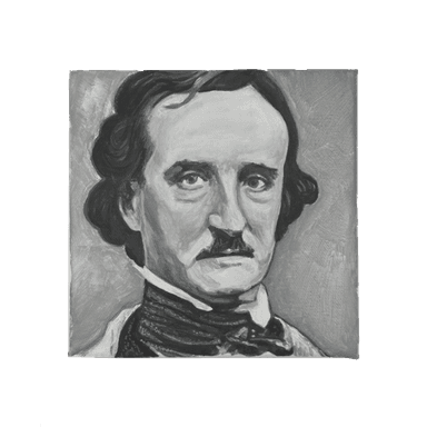 Portrait - Edgar Allan Poe — detail view 1 of 2