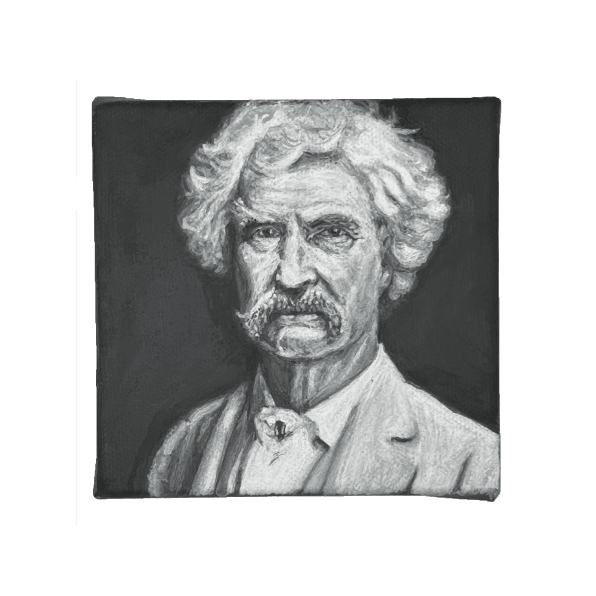 Portrait - Mark Twain — Acrylic on canvas, Portraits collection by Shane Bouchard
