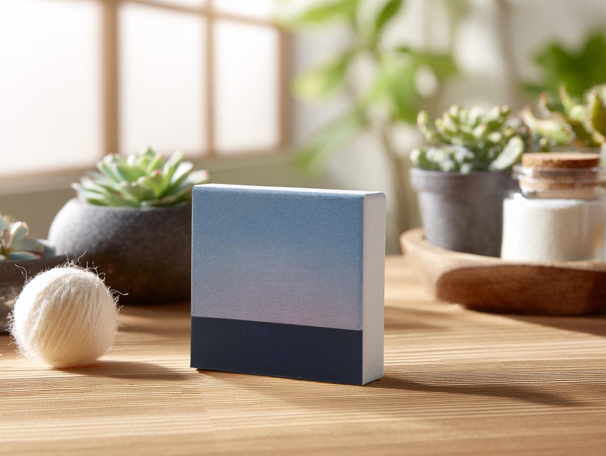 Horizon painting — pink